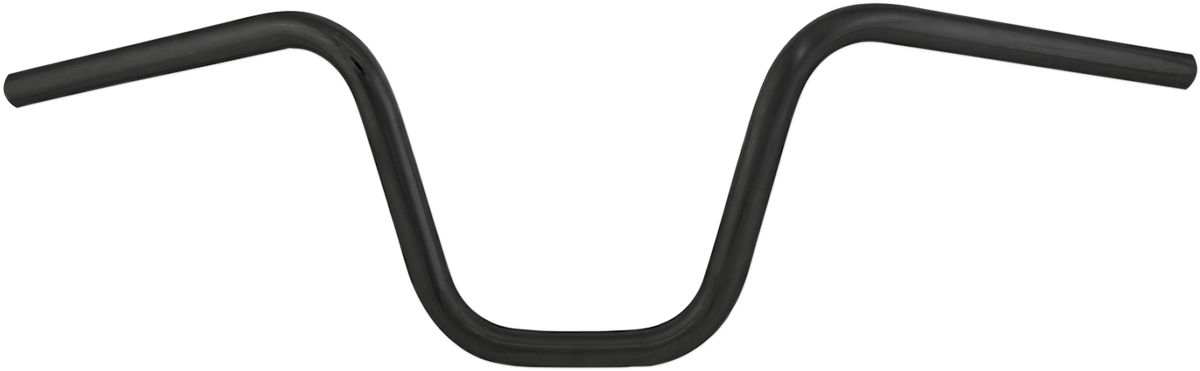 RSD Mini Ape Hanger/Narrow Handlebar Black 1" Stainless Steel Ops Drilled