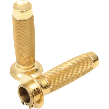 GRIPS MOTO KNURL BRASS