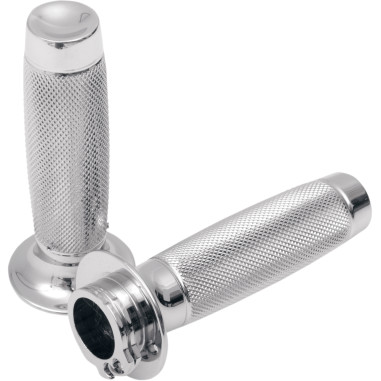 GRIPS MOTO KNURL CHROME