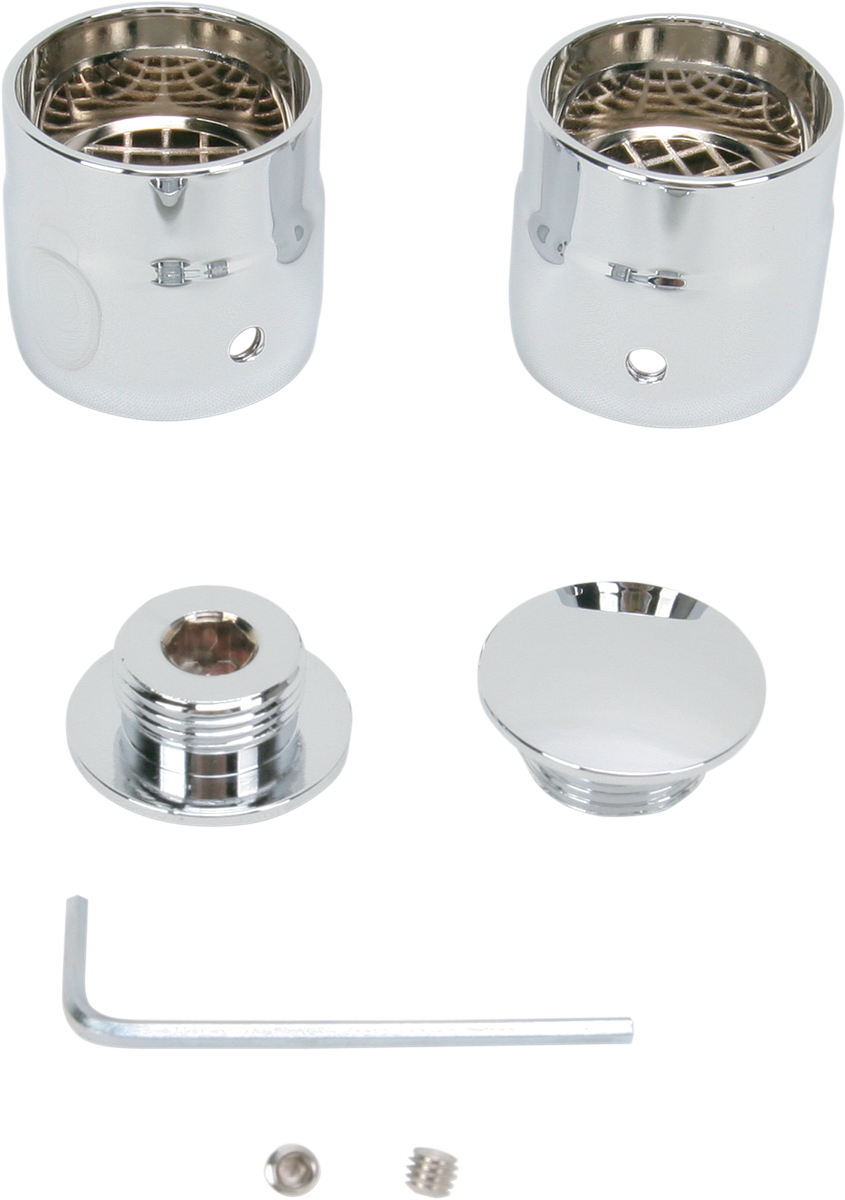 END CAP GRP VENTURI CHR