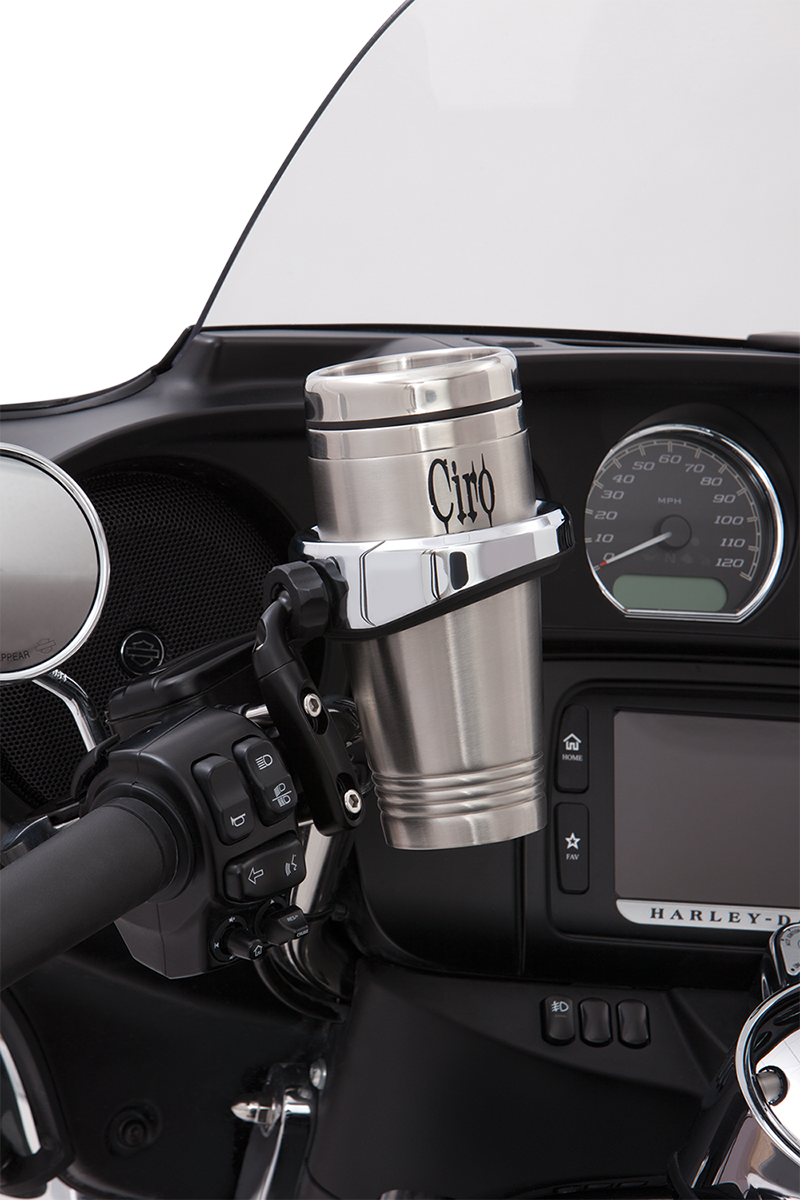CIRO Cup Holder Handlebar Switch Mount for HarleyDavidson 06360029