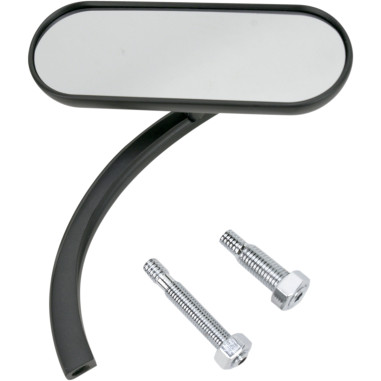 MIRROR OVAL MICRO BLK R