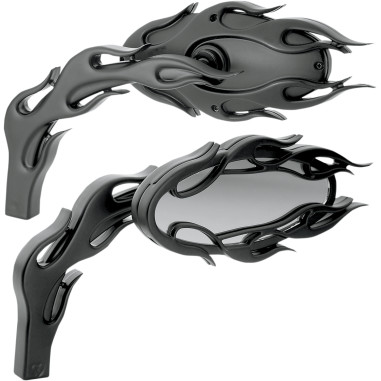 MIRROR ALT FLMD R BLK