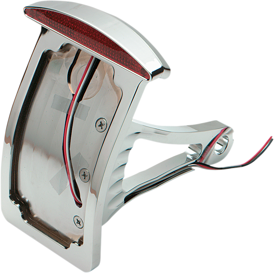 Half-moon Taillight/License Plate Mount - Front