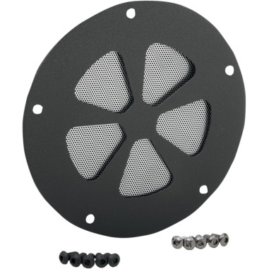 COVER DRBY BLK 5SPK 5HOLE