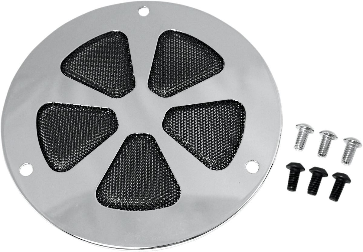 COVER DRBY CHR 5SPK 3HOLE
