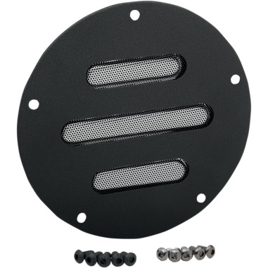 COVER DRBY BLK SLOT 5HOLE