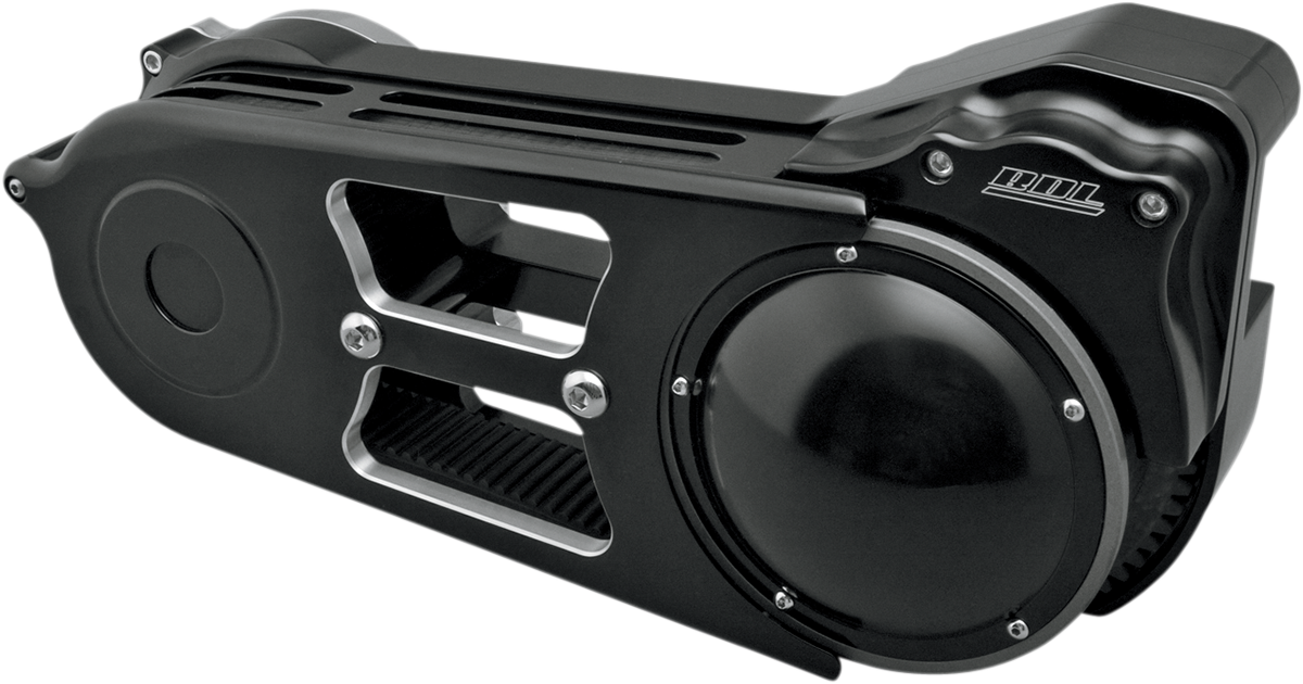 Sell MOTORCYCLE 2" BELT DRIVE KIT WITH TOP BELT GUARD BLACK 9006