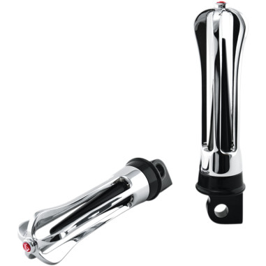 FOOTPEG WIREFRAME CHR/BLK