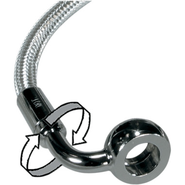 E-Z ALIGN SINGLE DISC NON-ABS FRONT BRAKE LINES