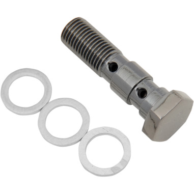 DBL BANJO 3/8 -24 BLK CH