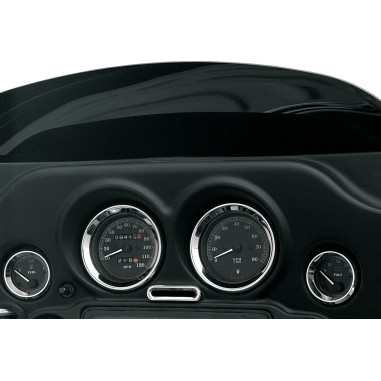 CHROME BILLET INDICATOR LIGHT BEZEL
