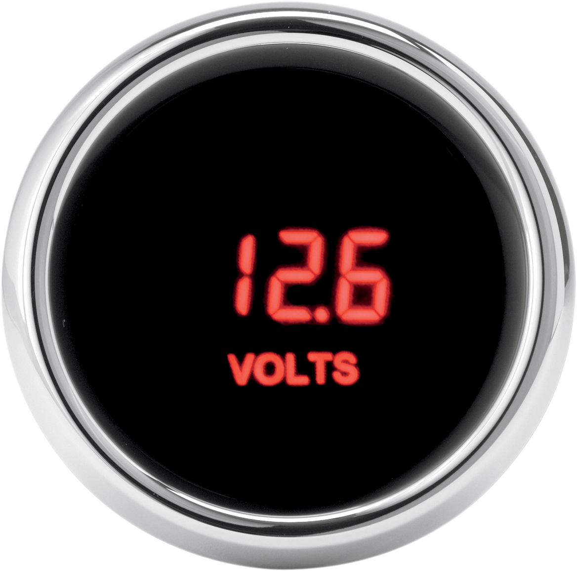 GAUGE VOLT MET FLHT 96RED