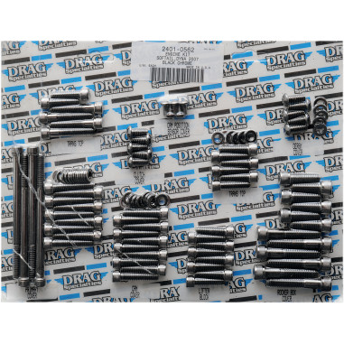 BLACK CHROME SOCKET-HEAD BOLT SETS