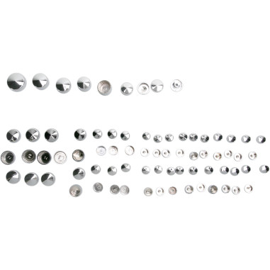 COVERS BOLT 86-03XL CHR