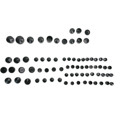 COVERS BOLT 86-03XL BLK