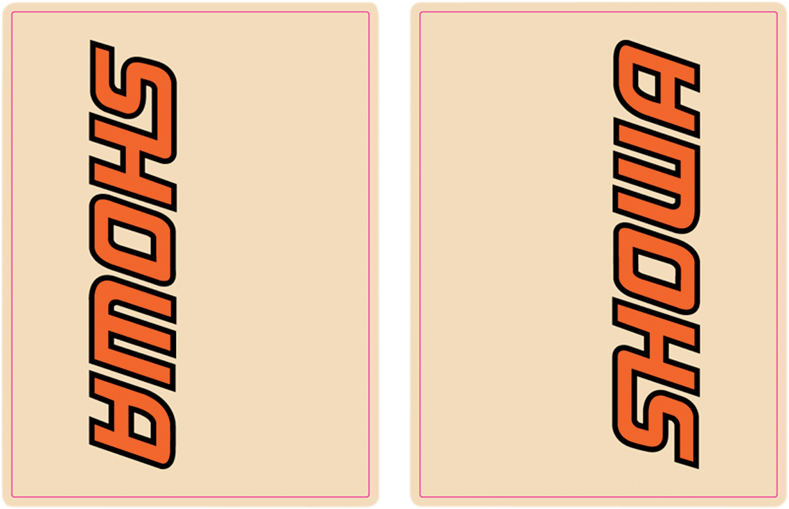 UPPER FORK DECALS