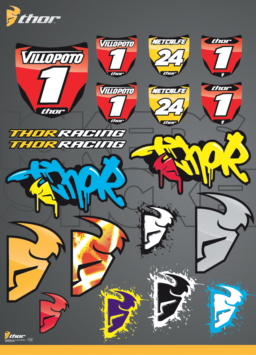 DECAL SHEETS