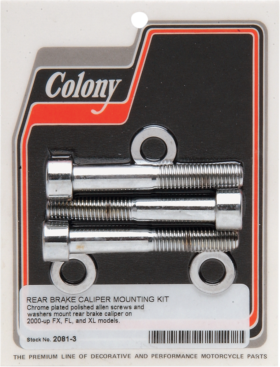 BOLT KIT RR CALIPER00-07