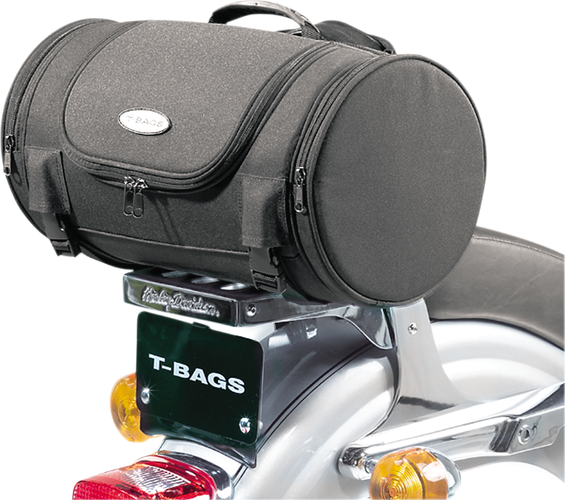 TBags Route 66 Saddle Roll Bag With Lining fits 7"14"Wide Sissy Bar
