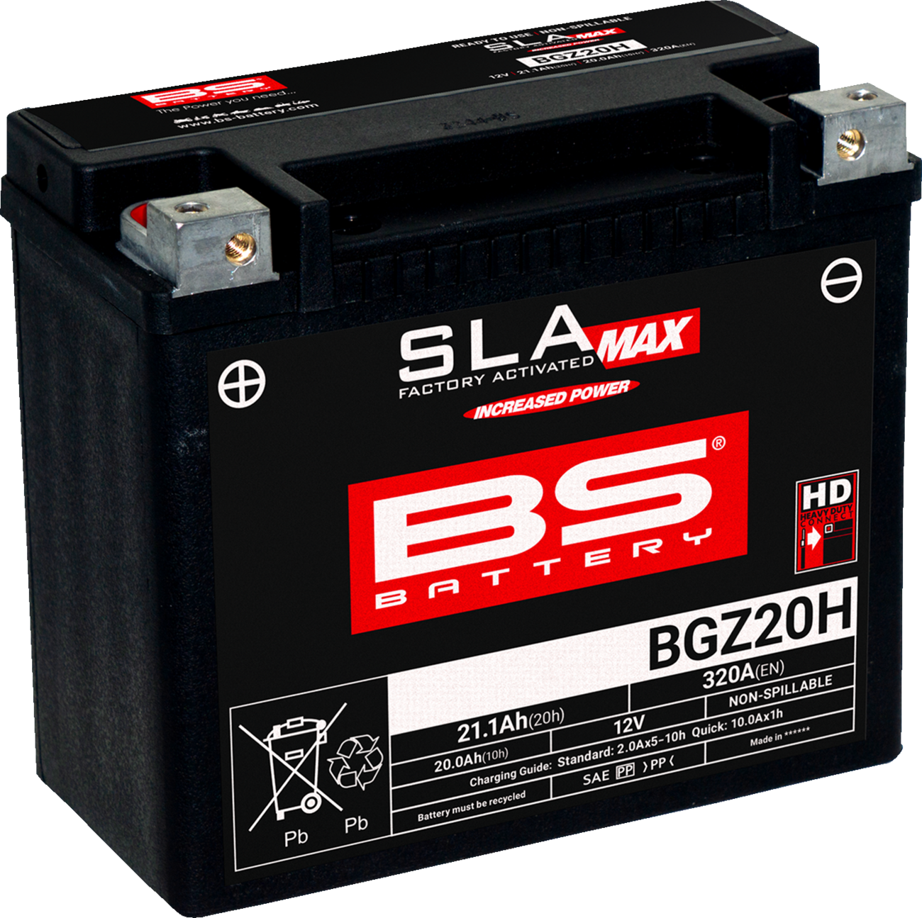 SLA MAX Factory- Activated AGM Maintenance-Free Battery undefined