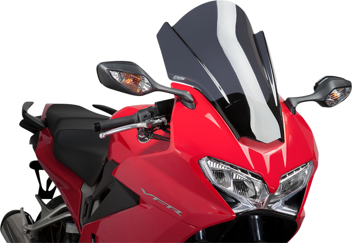 Race Windscreen - 17" - Dark Smoke - Honda