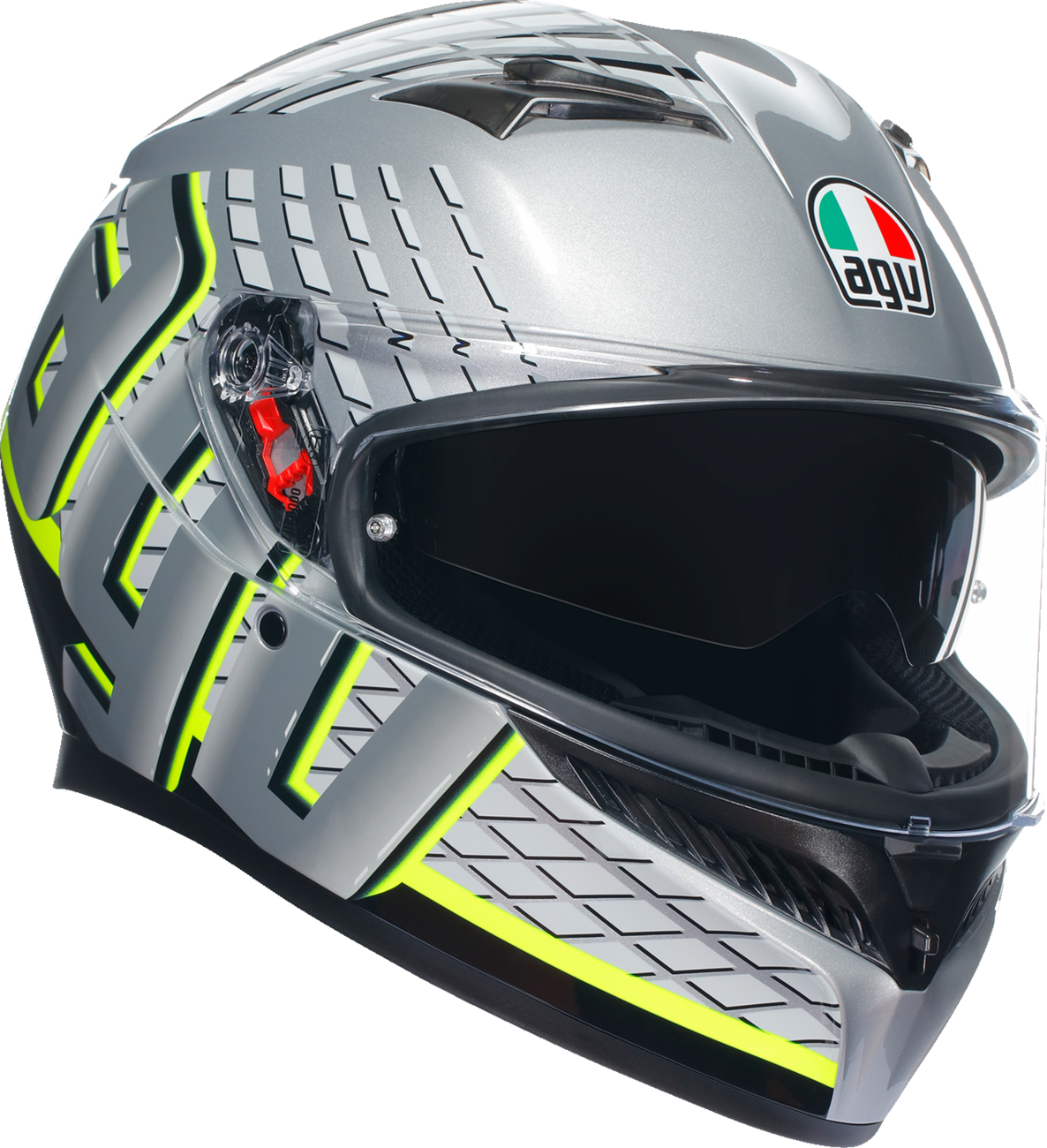 K3 Helmet - Fortify - Gray/Black/Yellow Fluo - 2XL