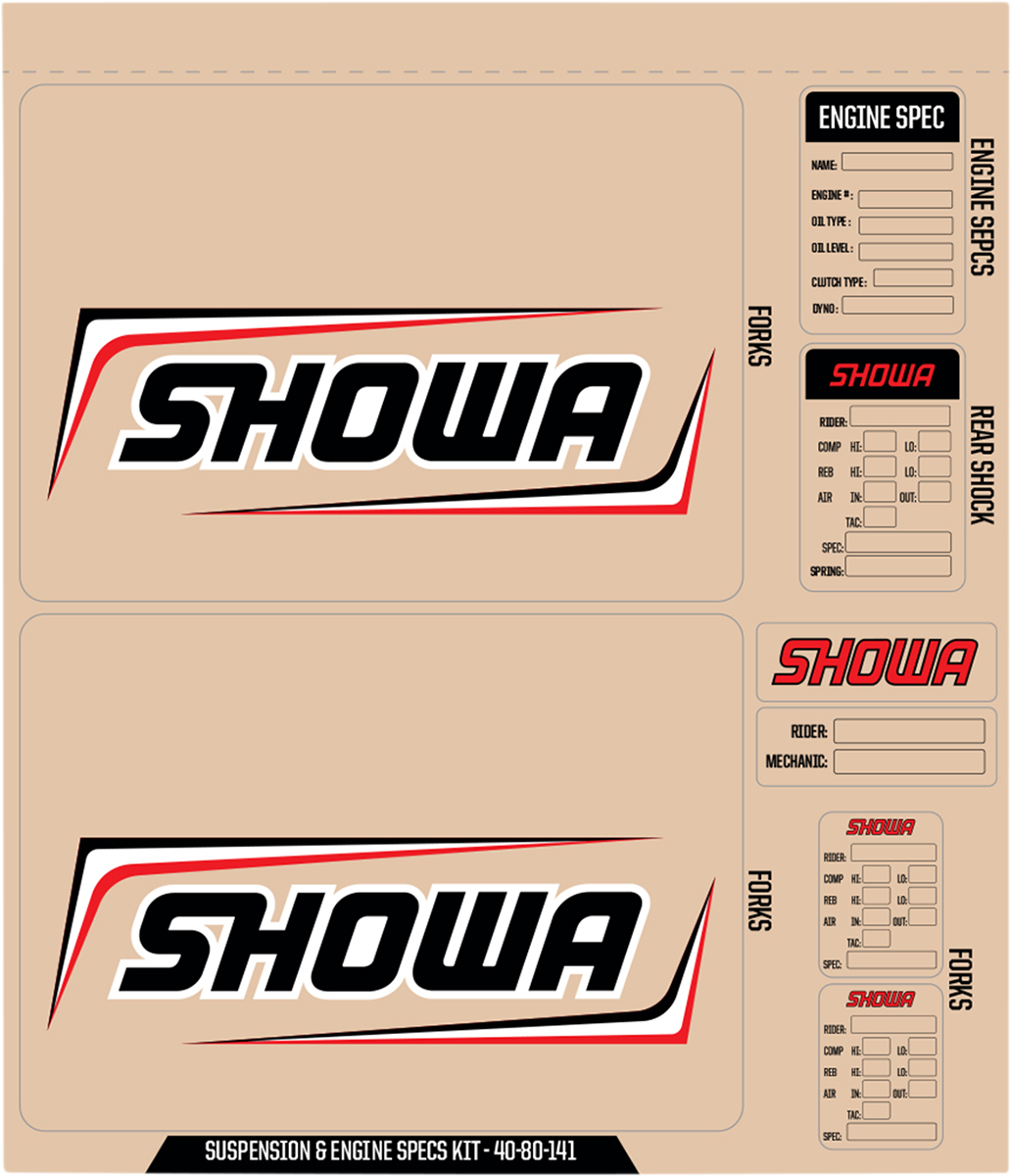 Suspension and Specs Graphic Kit undefined