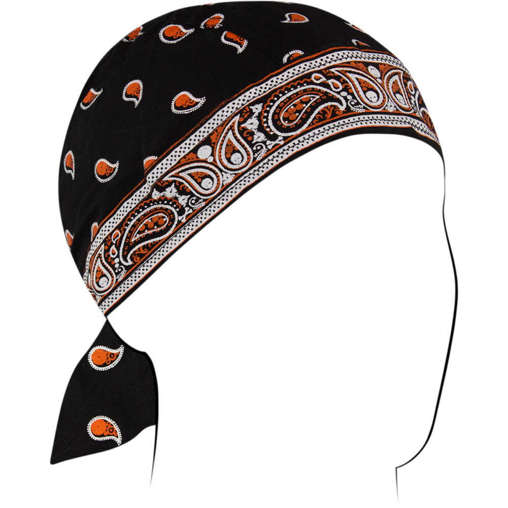 Zan Headgear Flydanna Classic Bandana Orange/Black 642608054773 eBay