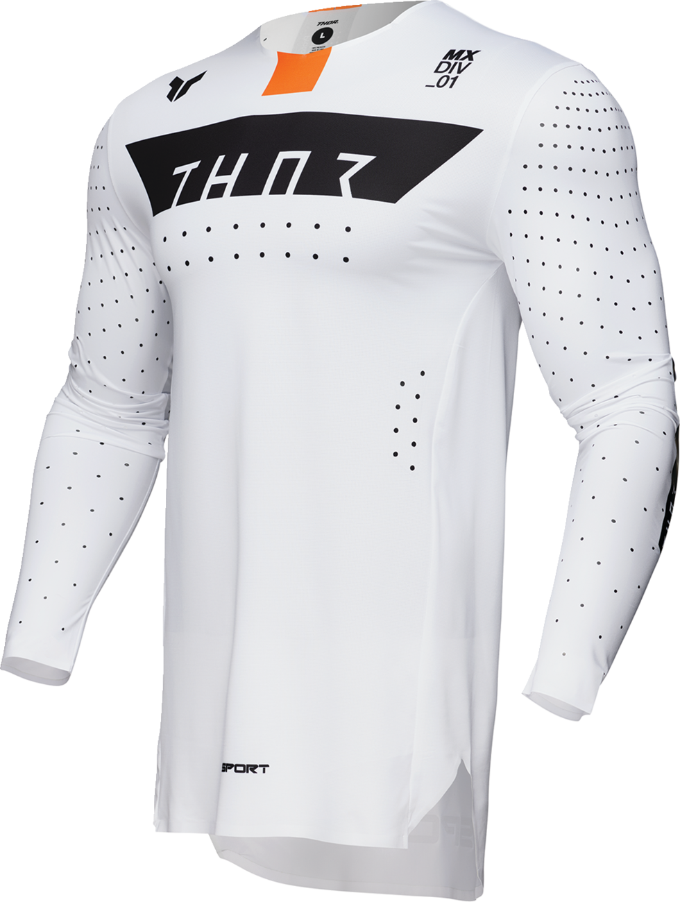 SPORTMODE Rogue Jersey - White/Orange - Small