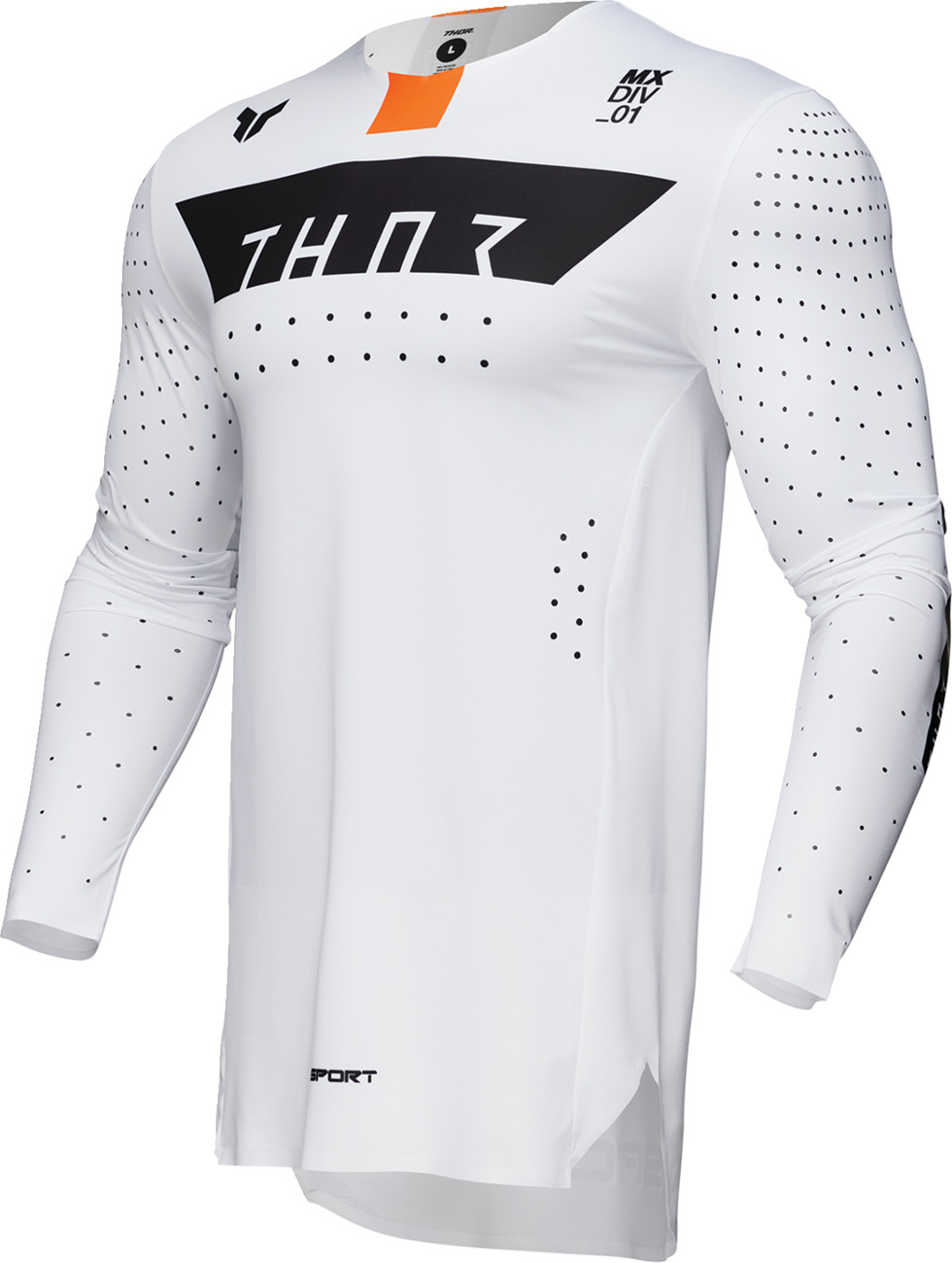 SPORTMODE Rogue Jersey - White/Orange - Small