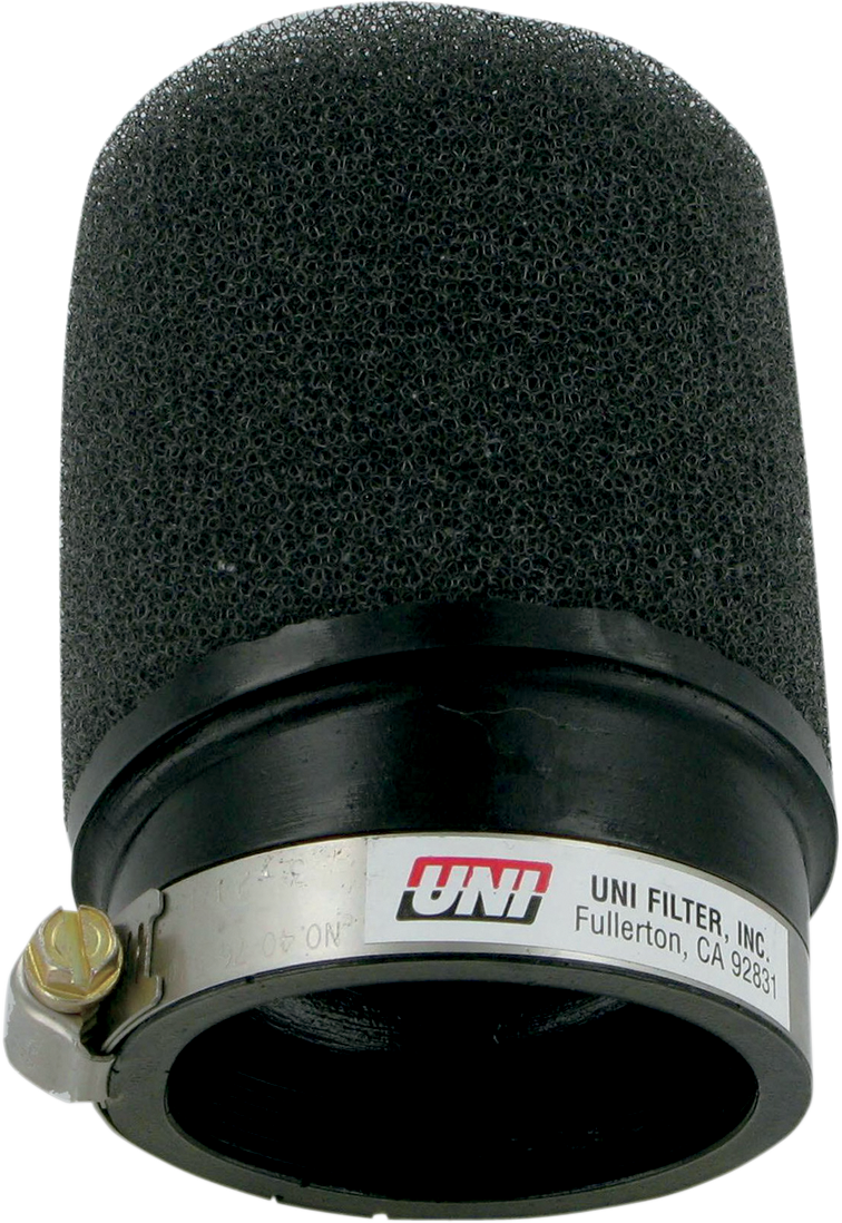 UNI FILTER Air Filter- Snow Angled 2-1/2 Id- 4" Long