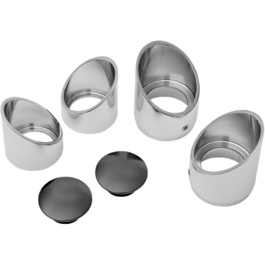 BILLET GRIPS WITH INTERCHANGEABLE END CAPS