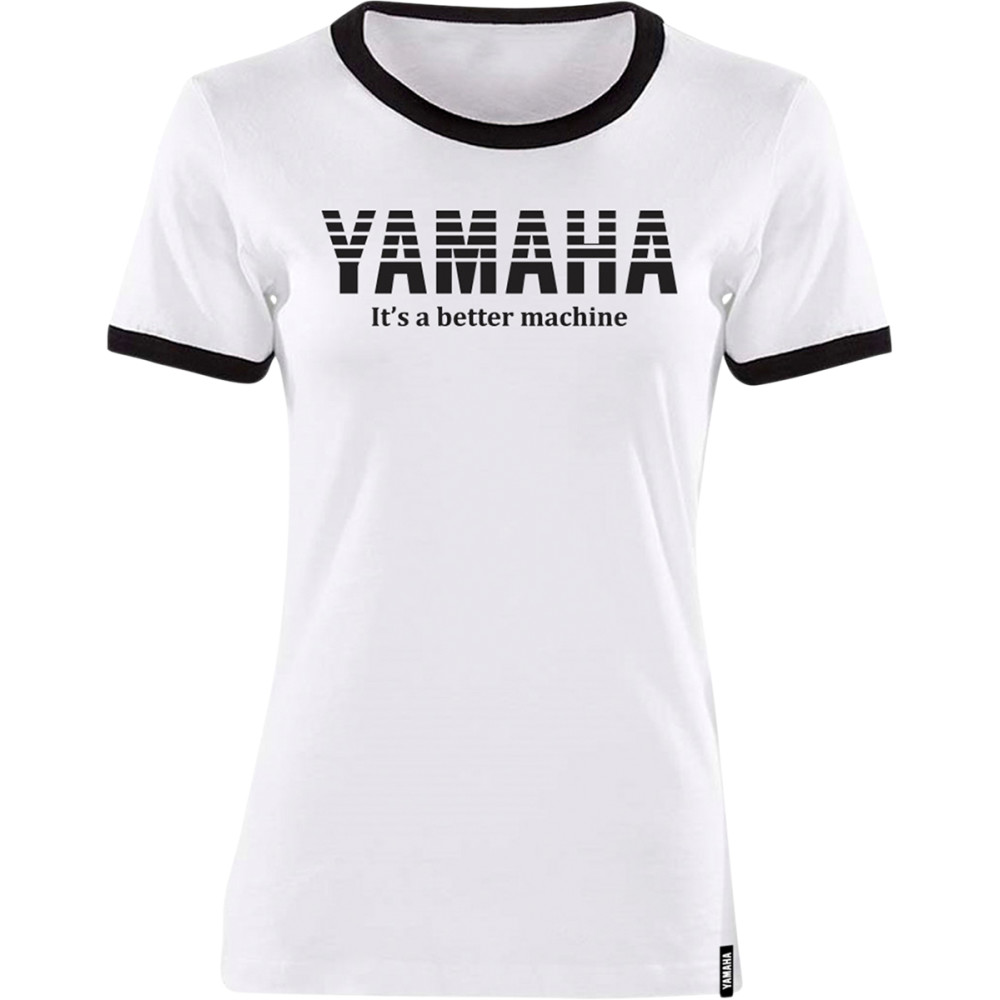 Yamaha Vêtements Femme Yamaha Vintage T-Shirt - Blanc/Noir | Large - Photo 1 sur 1