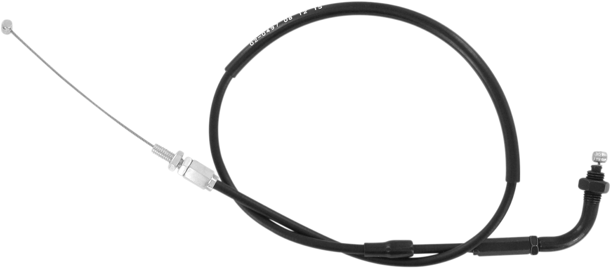 Black Vinyl Throttle Cable undefined