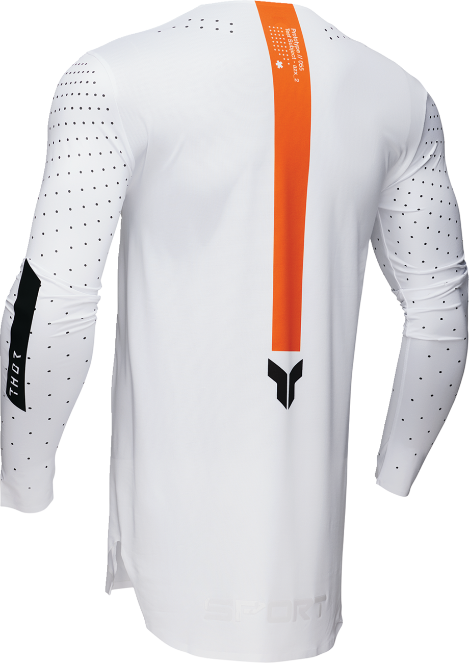 SPORTMODE Rogue Jersey - White/Orange - Small