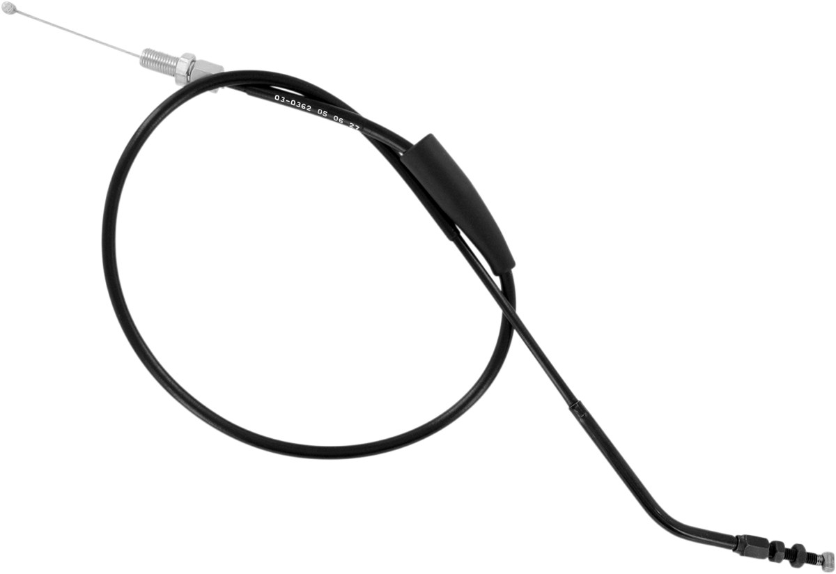 Black Vinyl Throttle Cable undefined