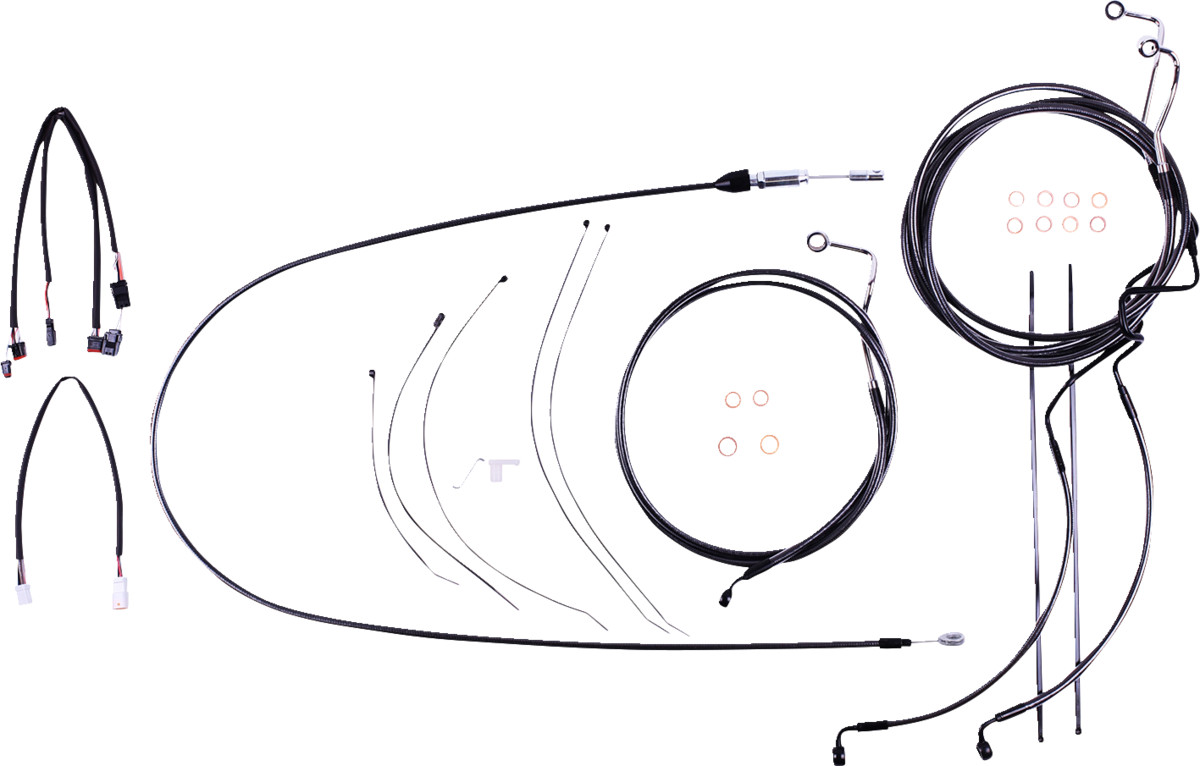 MAGNUM SHIELDING Black Pearl™ Designer Handlebar Installation Kit