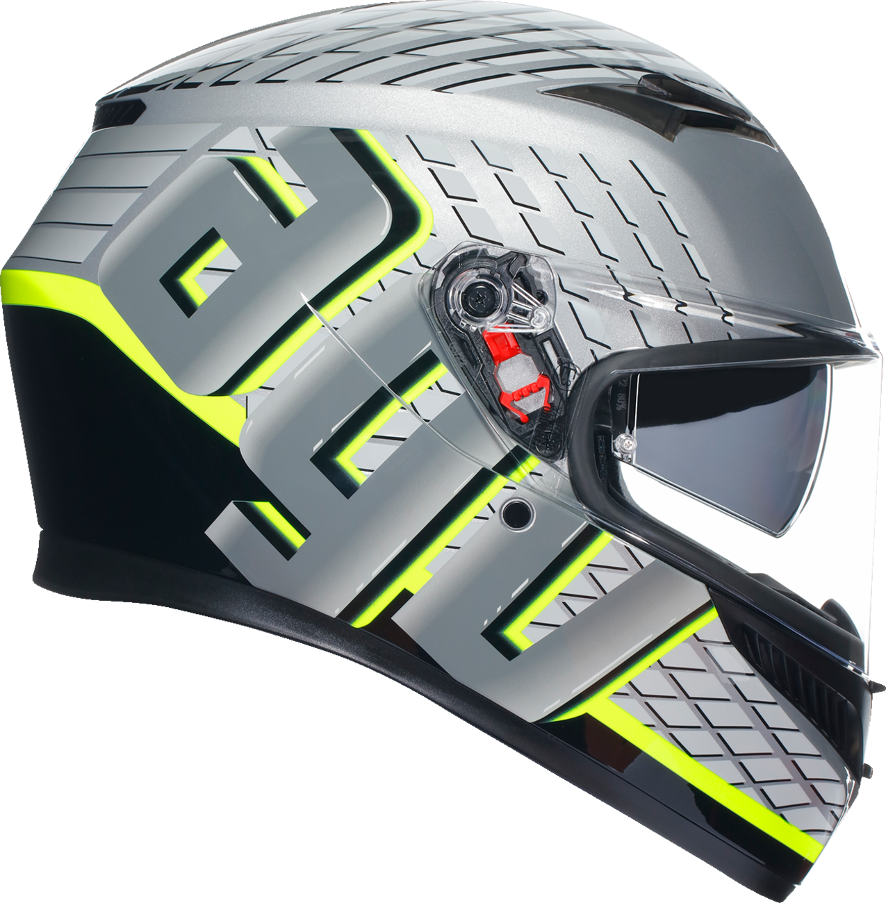 K3 Helmet - Fortify - Gray/Black/Yellow Fluo - 2XL