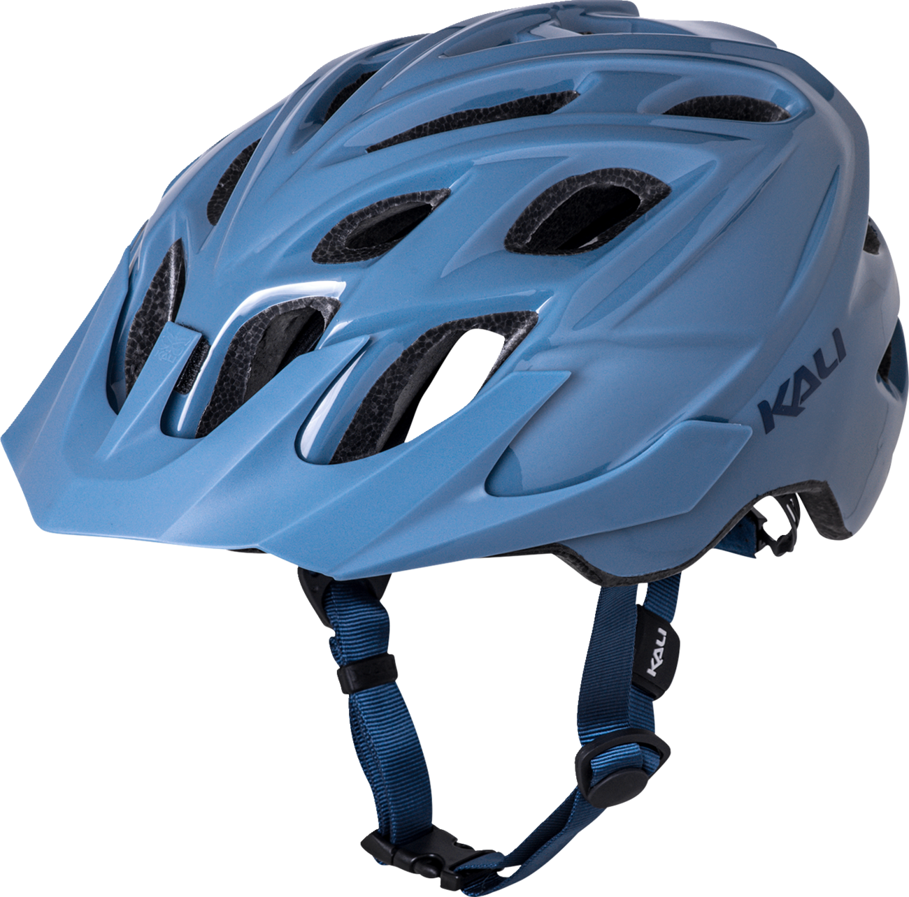 Blue KALI Chakra Solo Solid Bicycle Helmet