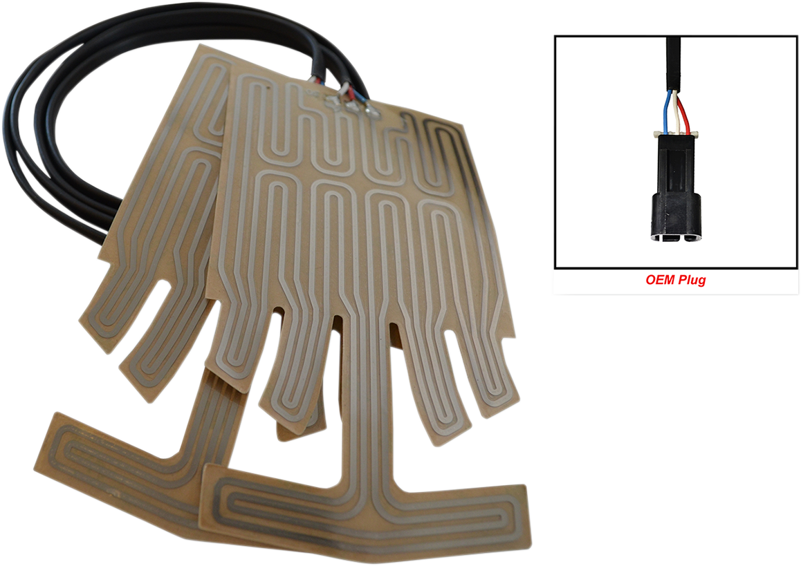 High Power Grip Heater Element Kit with OEM Connector undefined