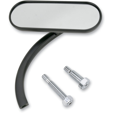 MIRROR OVAL MICRO BLK R