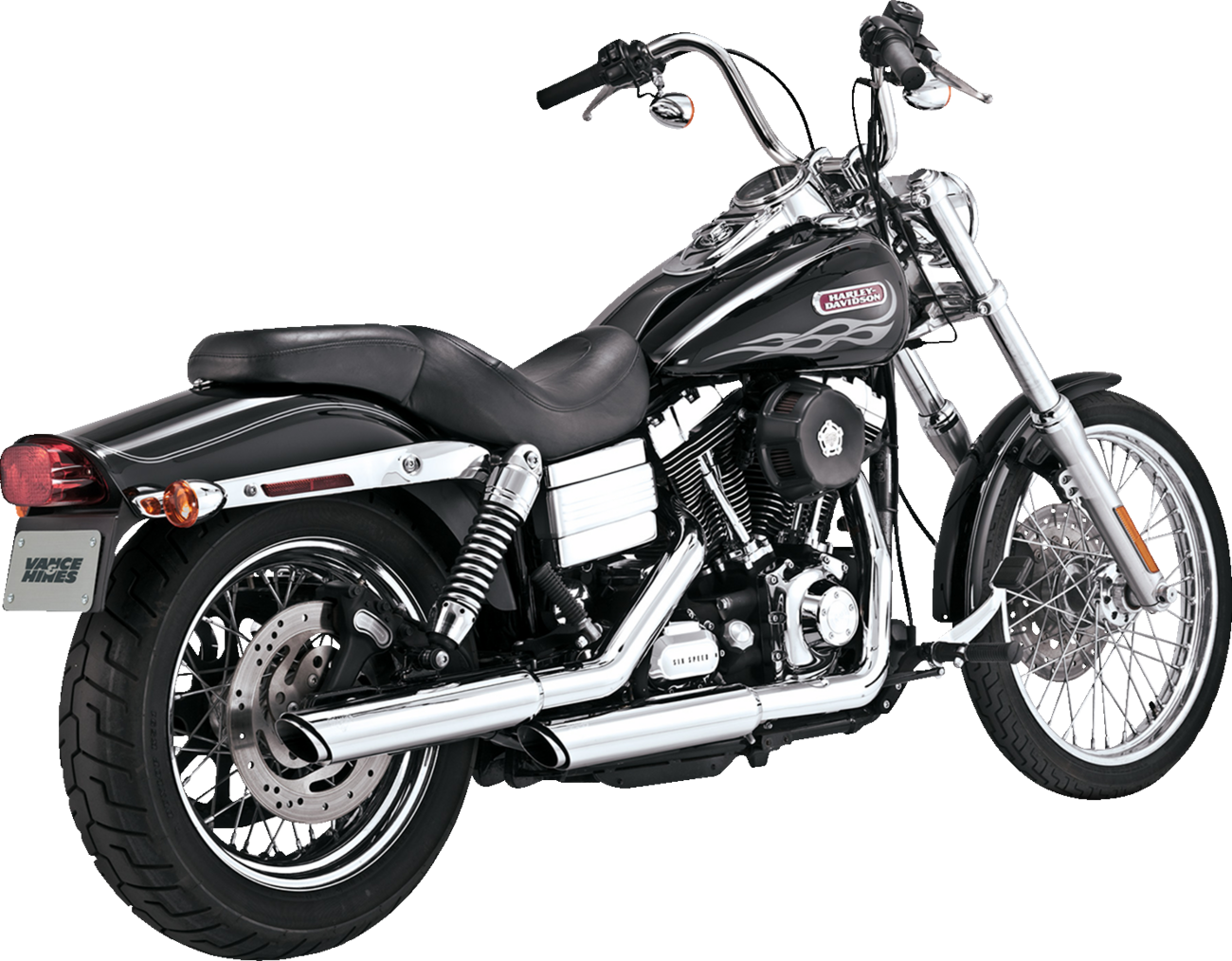 VANCE & HINES 3" Twin Slash Slip-On Mufflers