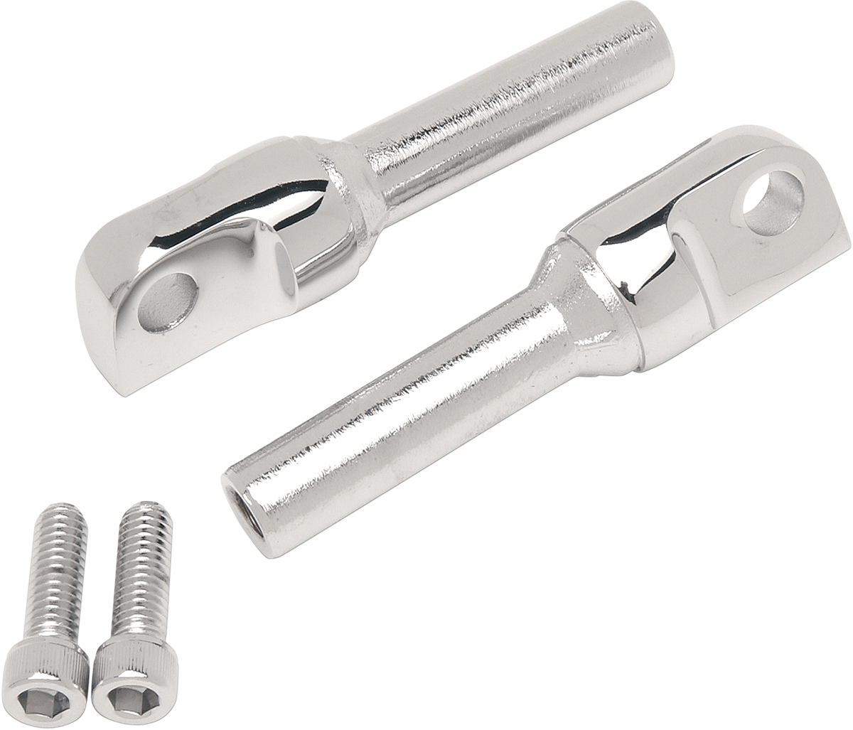 Chrome Adjustable Designer Peg Mounts undefined