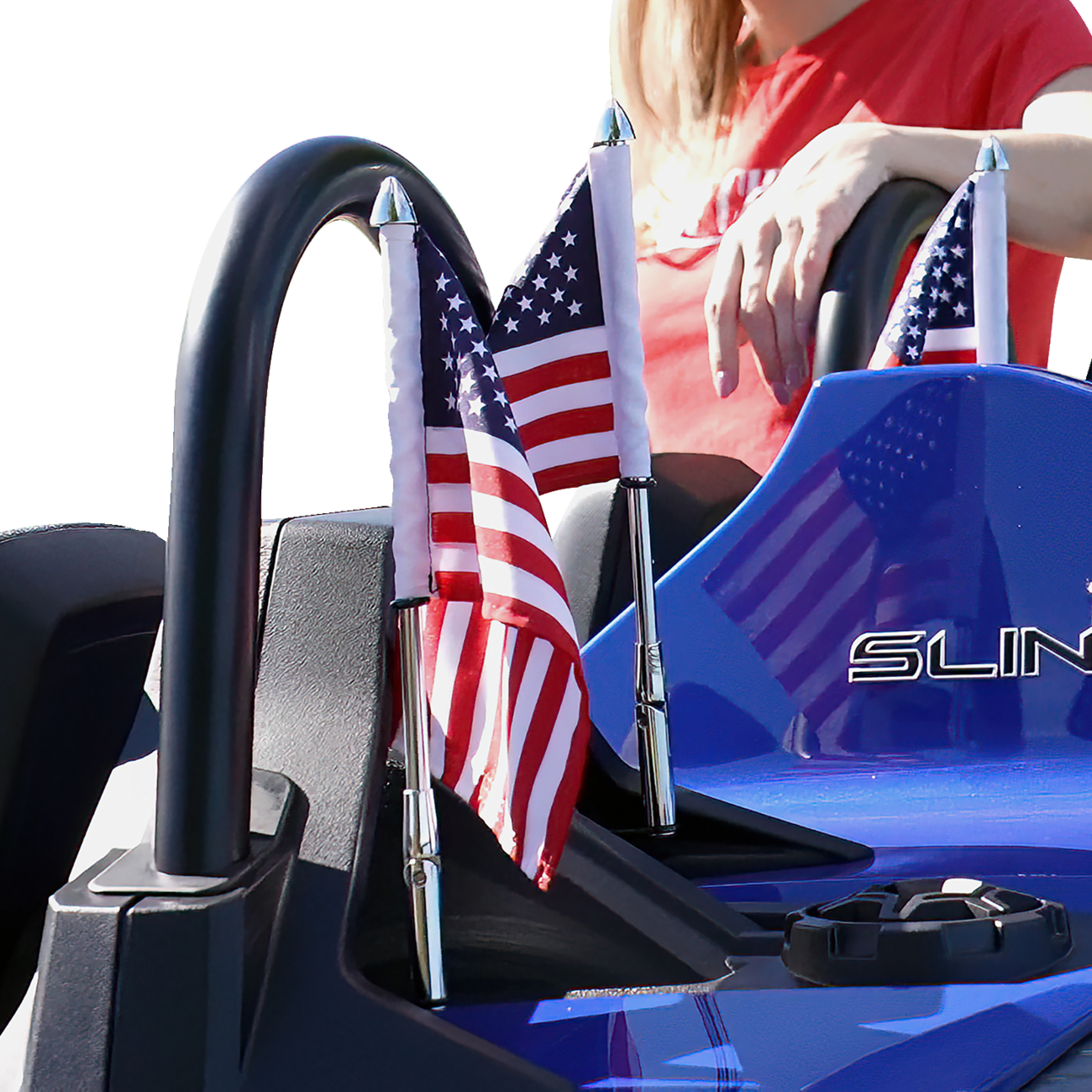 SHOW CHROME Flag Pole for Slingshot