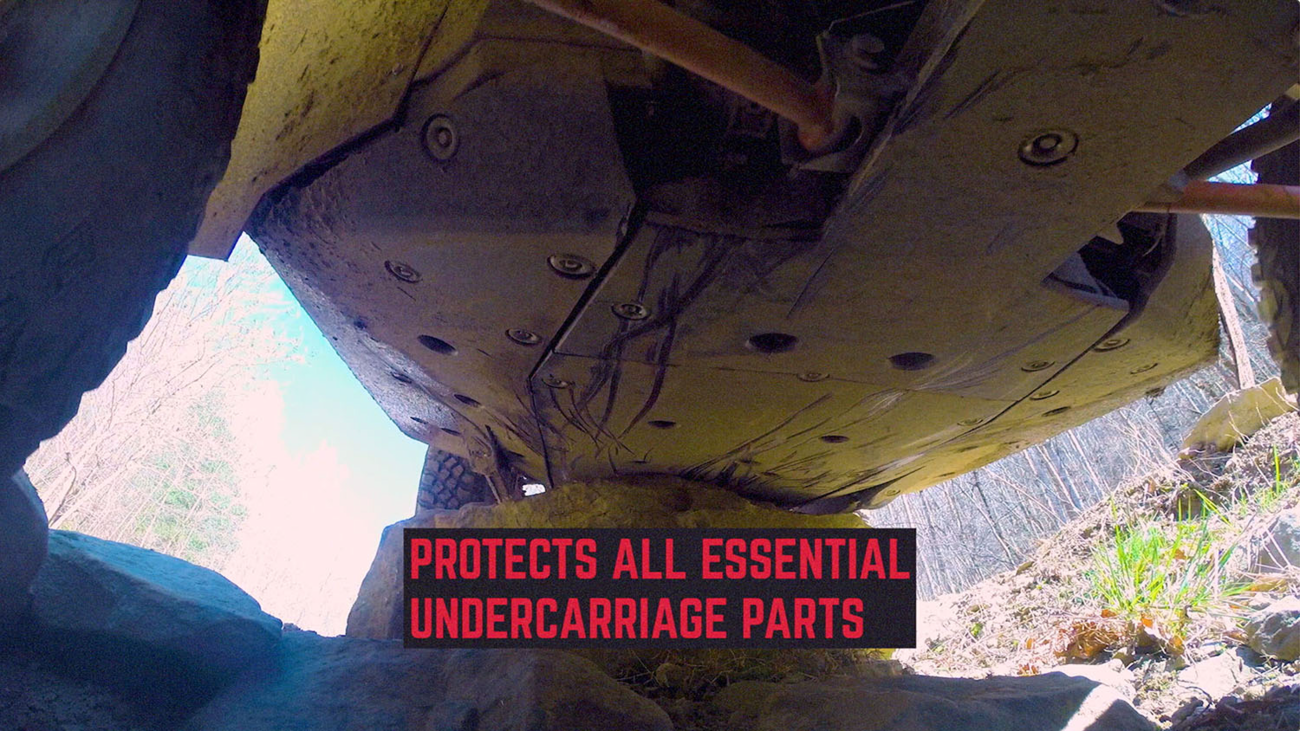 SEIZMIK Skid Plate W/ Tree Kickers UHMW