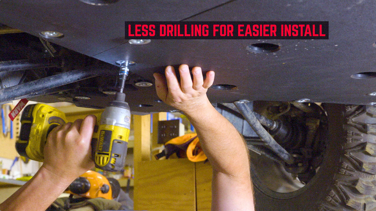 SEIZMIK Skid Plate W/ Tree Kickers UHMW