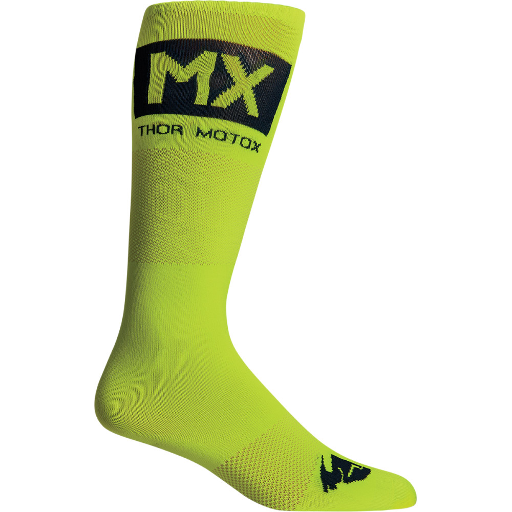 Thor MX Cool Socks - Acid/MIdnight Black | US 10-13