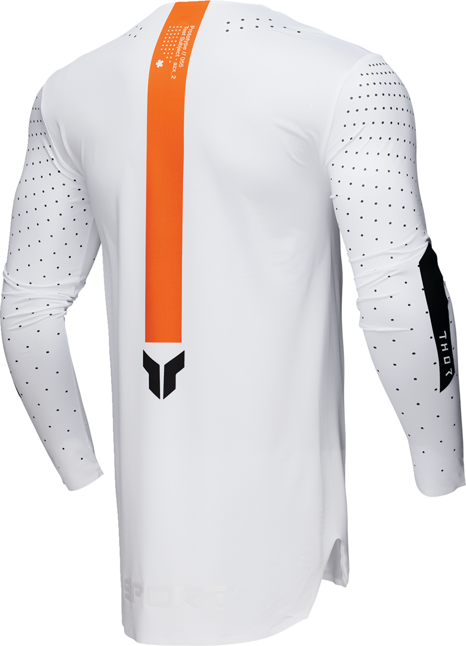 SPORTMODE Rogue Jersey - White/Orange - Small