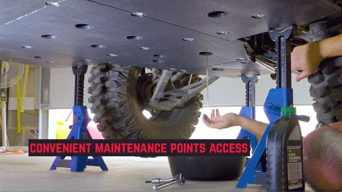 SEIZMIK Skid Plate W/ Tree Kickers UHMW